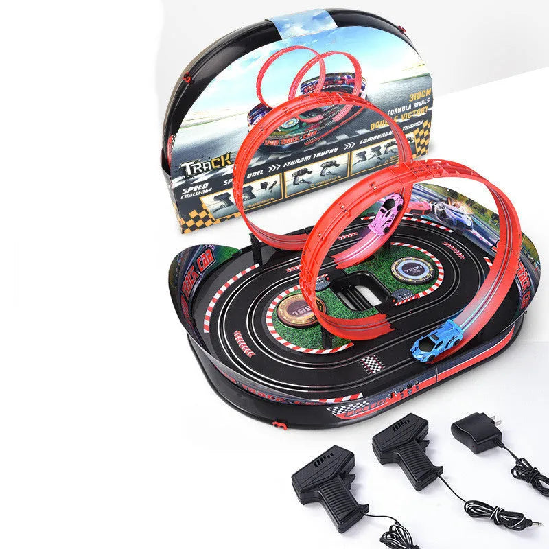 Children's Track Racing Toys Storage Portable - Enfance-Heureuse