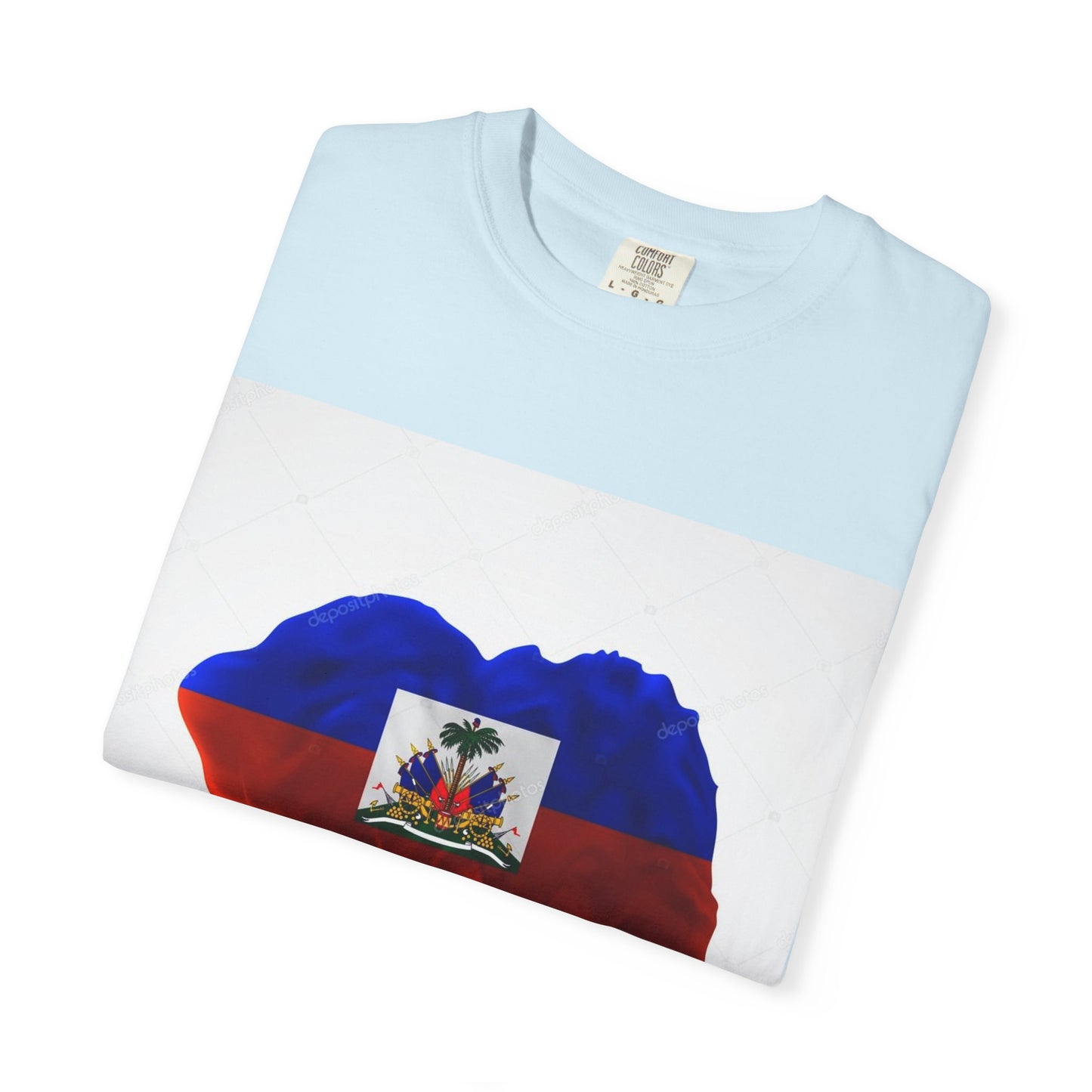 Haiti Flag Drip T-Shirt — Haitian Pride Graphic Tee