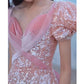 Pink Evening Dress For High End Luxury Women - Enfance-Heureuse