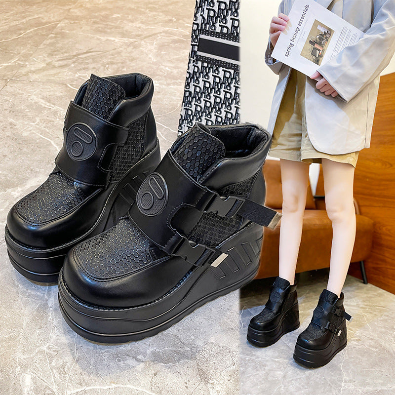 Woman High-heeled Shoes Thick Bottom - Enfance-Heureuse