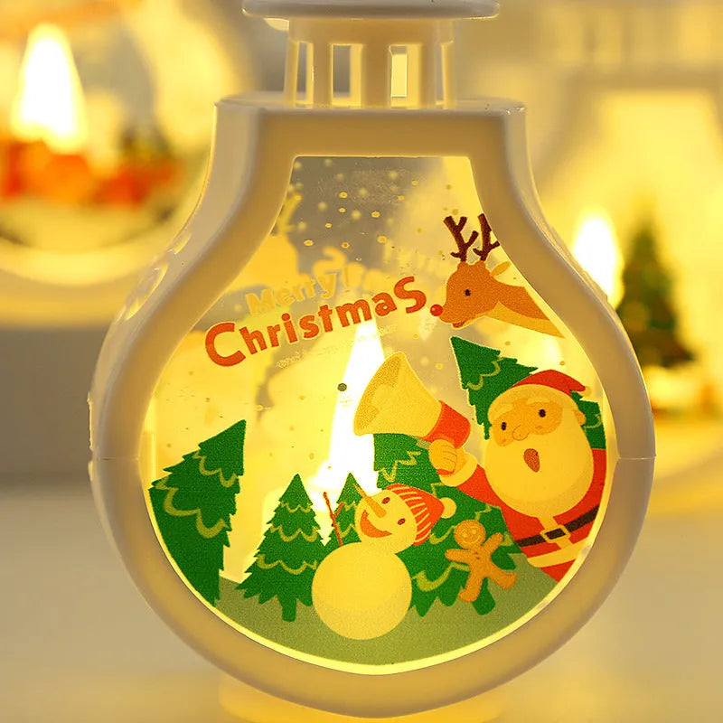 Christmas Candle Lamp Romantic Ornaments - Enfance-Heureuse