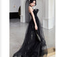 Black Evening Dress Temperamental Minority High-end - Enfance-Heureuse
