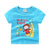 Children's summer cartoon print T-shirt - Enfance-Heureuse