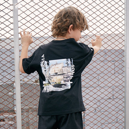 Children's printed T-shirt - Enfance-Heureuse