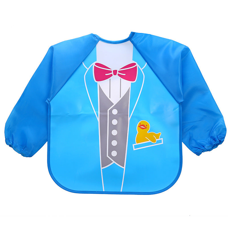 Children's Gown Long Sleeve Kids Waterproof Meal Baby Apron Painting Clothes Bib Protective Clothing - Enfance-Heureuse