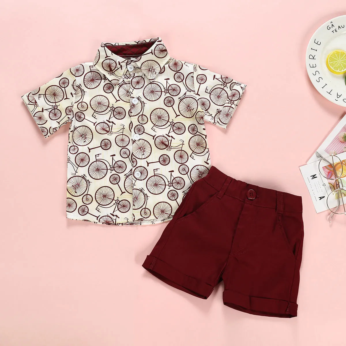 Boys print suit - Enfance-Heureuse