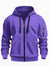 Zipper Hooded Sweatshirt Men's Sports Casual Cardigan Coat