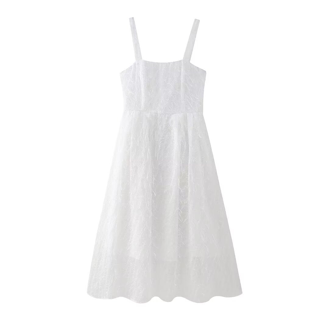 Women's Sleeveless Tassel Dress - Enfance-Heureuse