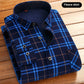 Thickened Velvet Padded Shirt Thermal Plaid - Enfance-Heureuse