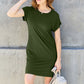 Basic Bae Full Size Round Neck Short Sleeve Dress with Pockets - Enfance-Heureuse