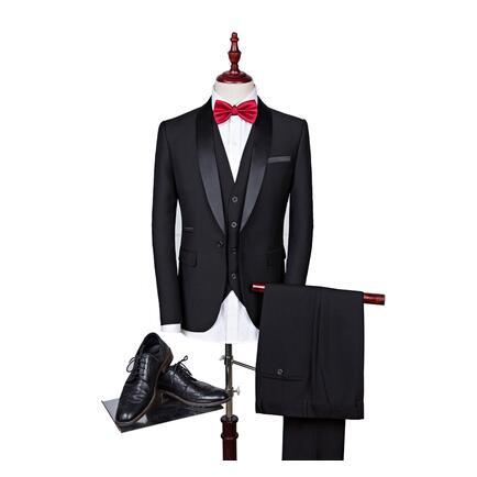 Mens Suits 3Pcs Formal Casual Slim High Quality Stylish Sets - Enfance-Heureuse
