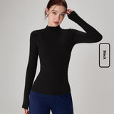Long Sleeve Casual Slim Bottoming Shirt - Enfance-Heureuse
