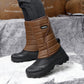 Snow Boots Outdoor Long Tube Fleece Lined Padded Warm Keeping - Enfance-Heureuse