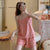 Women's Fashion Simple Camisole Homewear Pajamas Two-piece Set - Enfance-Heureuse