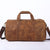 Vintage Crazy Horse Leather Men's Travel Bag - Enfance-Heureuse