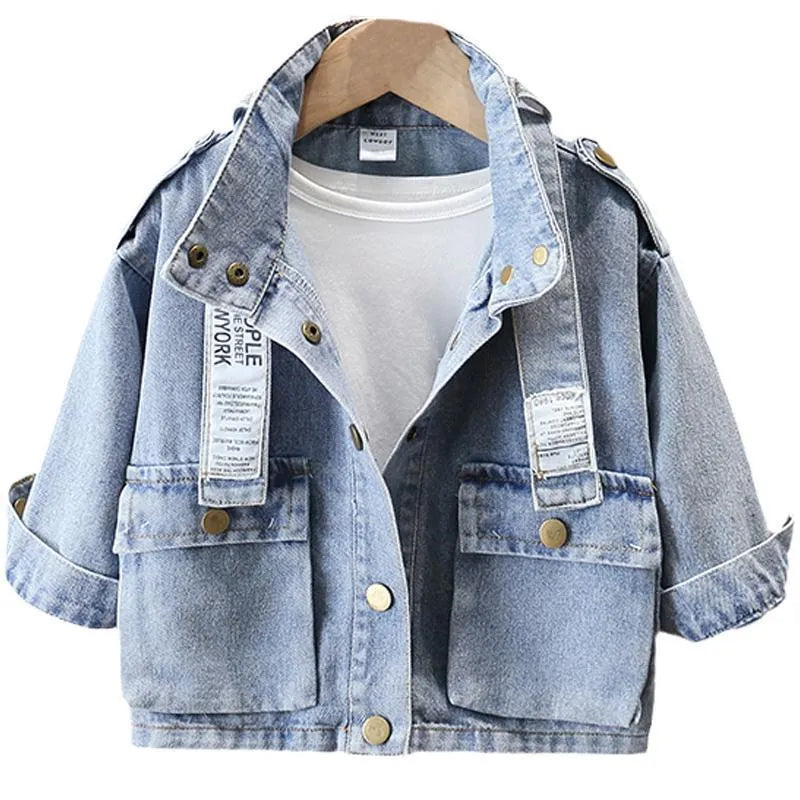 Children's Denim Jacket For Men - Enfance-Heureuse