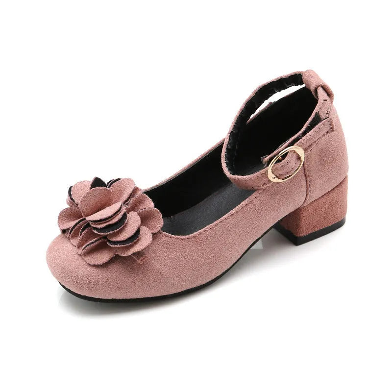 Filles Spectacle En Cuir Princesse Talons hauts - Enfance-Heureuse