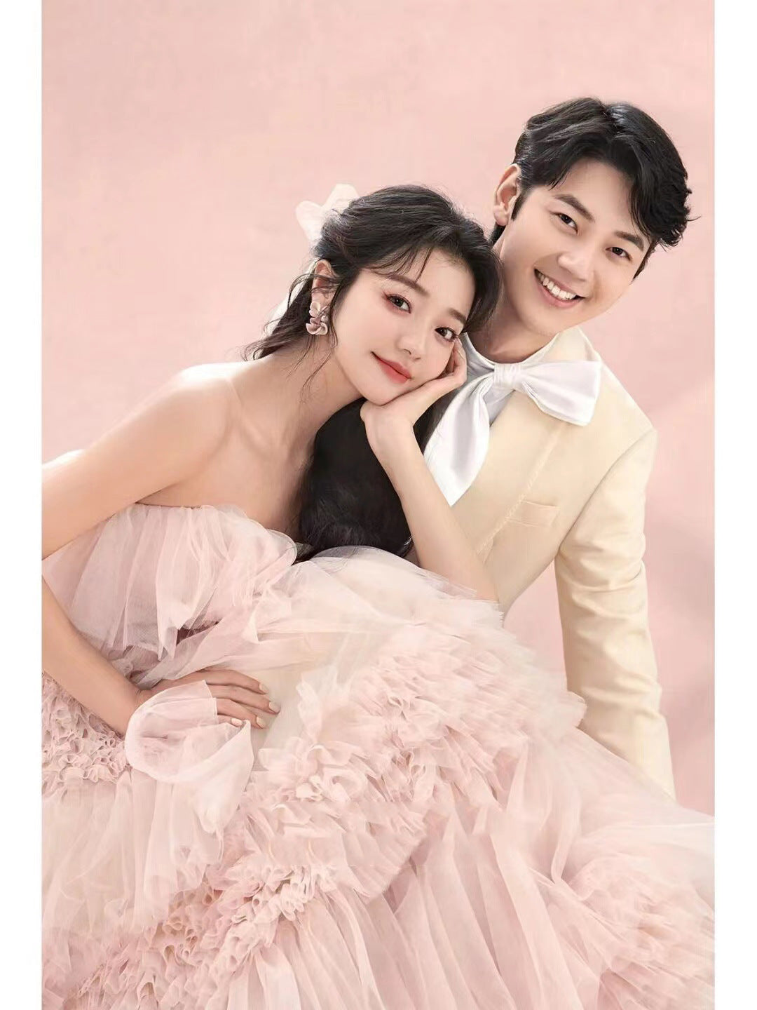 Street Photography Pettiskirt Colored Mesh Temperament Banquet Light Wedding Dress - Enfance-Heureuse