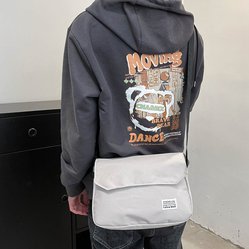 Ins Messenger Bags Women Men Crossbody Shoulder Bag Casual Couple Small Flap Bag - Enfance-Heureuse