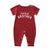 Male Alphabet Long Sleeved Romper Newborn Baby Jumpsuit Female Baby Casual Romper - Enfance-Heureuse