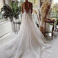 Women's Wedding Dress Lace Strap Backless - Enfance-Heureuse