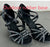 Zapatos de baile latino de diamante para mujer, zapatos de baile de tacón alto