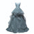 Grey Green Suspender Bra Evening Dress For Women - Enfance-Heureuse