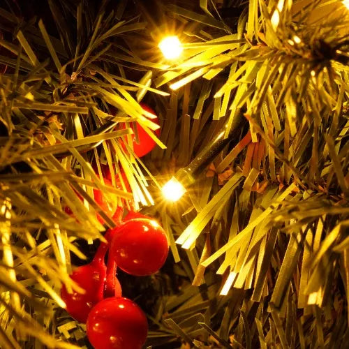 Pre-lit Christmas Tree Artificial Christmas 4-piece Set - Enfance-Heureuse