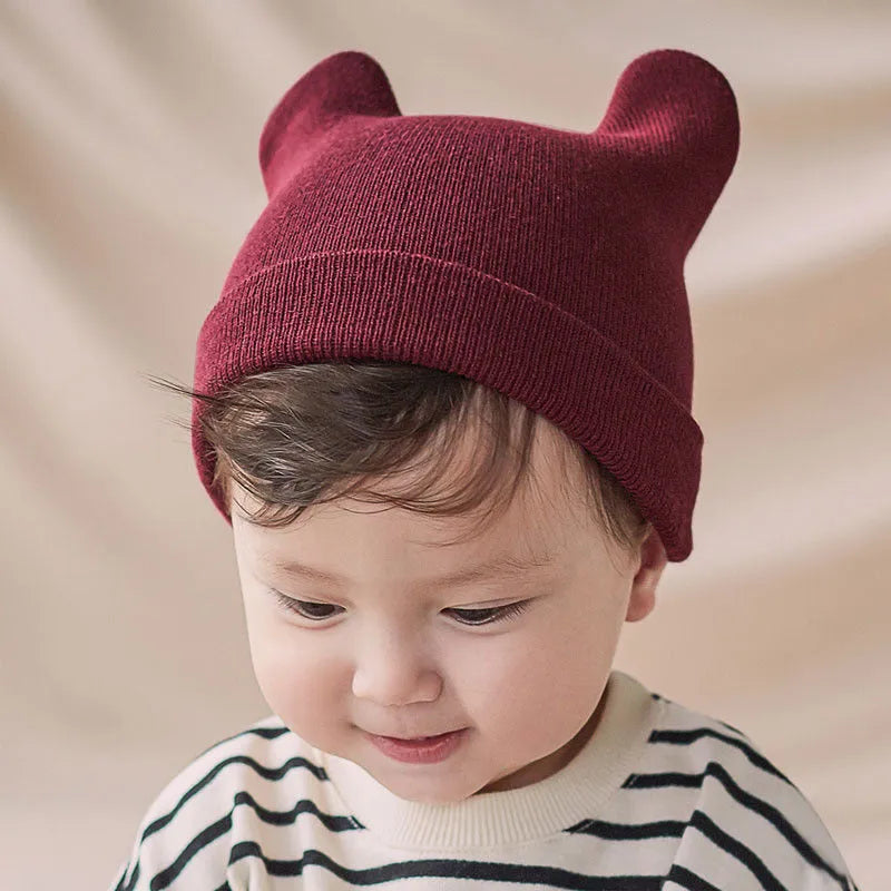 Boy Hat Pullover Children's Knitted Baby - Enfance-Heureuse