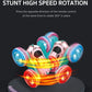Remote Control Stunt Car Light Wheel Swing Arm Double-sided Rolling Car Toy - Enfance-Heureuse