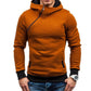 Brand Hoodie Oblique Zipper Solid Color Hoodies Men Fashion Tracksuit Male Sweatshirt Hoody Mens - Enfance-Heureuse