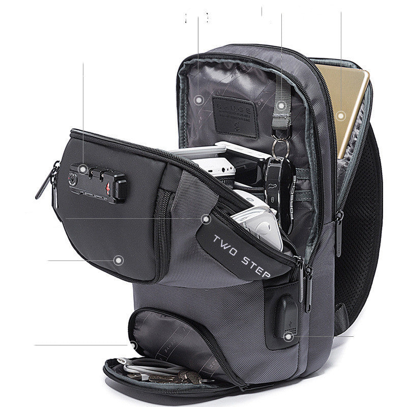 Fanny Pack For Men Waist Chest Bag Sling Bag Mens College - Enfance-Heureuse