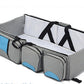 New multi function Mommy bag type baby portable bed folding sleeping basket outdoors baby sleeping baby - Enfance-Heureuse