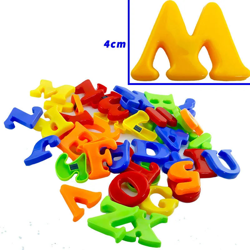Magnetic stickers preschool English number plastic toys - Enfance-Heureuse