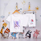Boys And Girls Cotton Mesh Fabric Cartoon Pattern Breathable All-match Short Sleeve T-shirt - Enfance-Heureuse