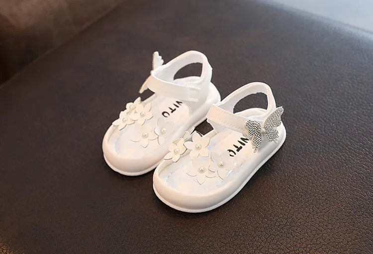 Little Kids' Princess Shoes Non-slip Soft-soled Baby Shoes - Enfance-Heureuse