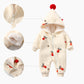 Khaki Padded Warm Baby Clothes Baby Ins Crawling Clothes - Enfance-Heureuse
