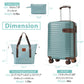 New Luggage Set With 3 ABS Hard Shells - Enfance-Heureuse