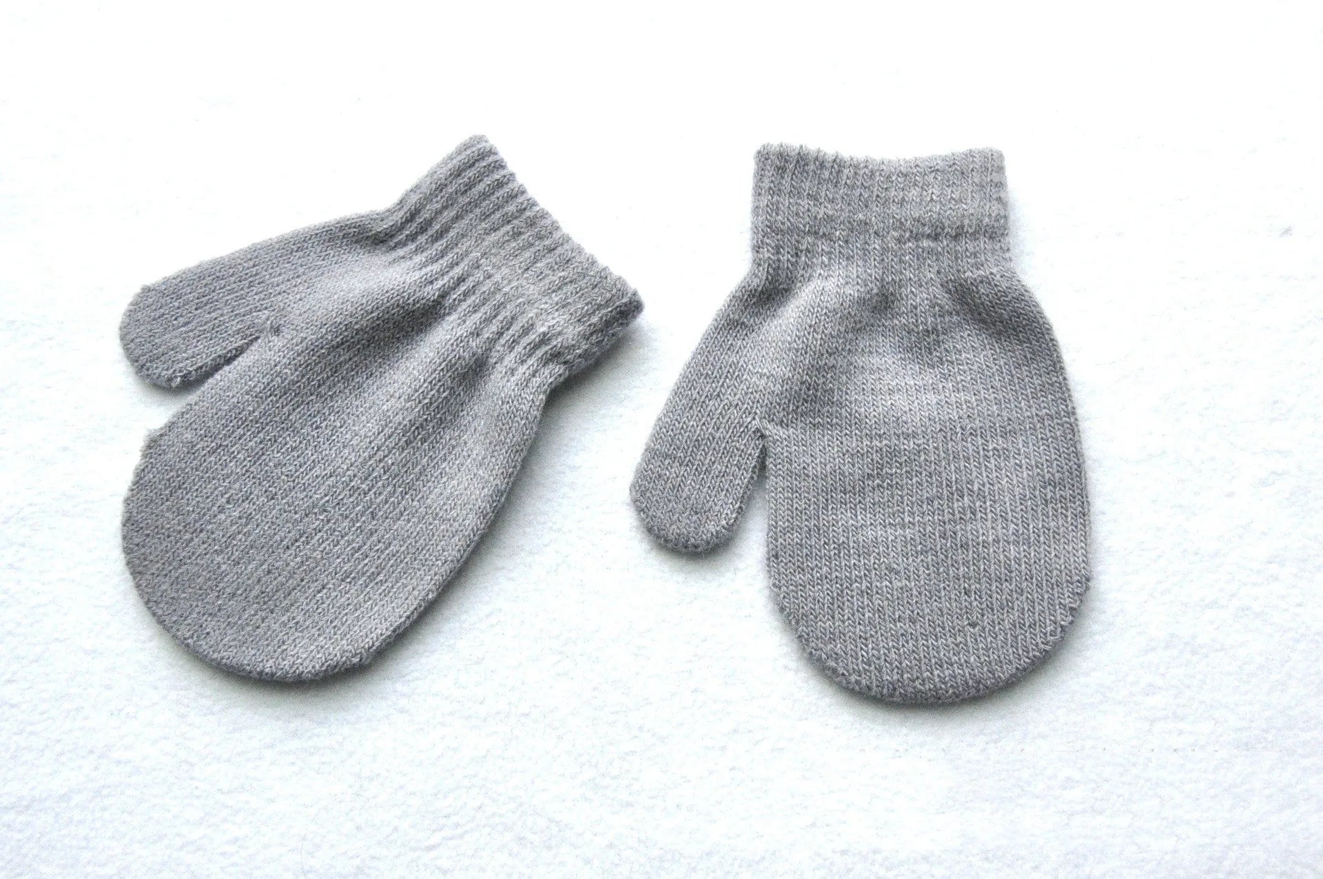 Children's Winter Warm Gloves Knitted Bag Baby Gloves - Enfance-Heureuse