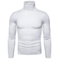 Winter Warm Basic Thermal Turtleneck Sweater Mens Solid Color Slim Fit Clothes Pullover Top - Enfance-Heureuse