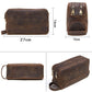 Men's Genuine Leather Vintage First Layer Leather Clutch - Enfance-Heureuse