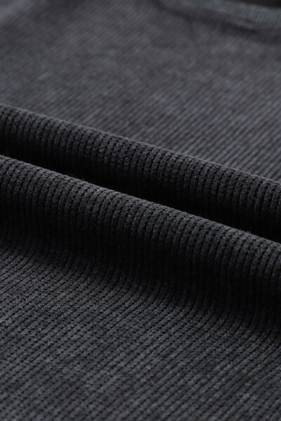 Heart Sequin Round Neck Sweatshirt - Enfance-Heureuse