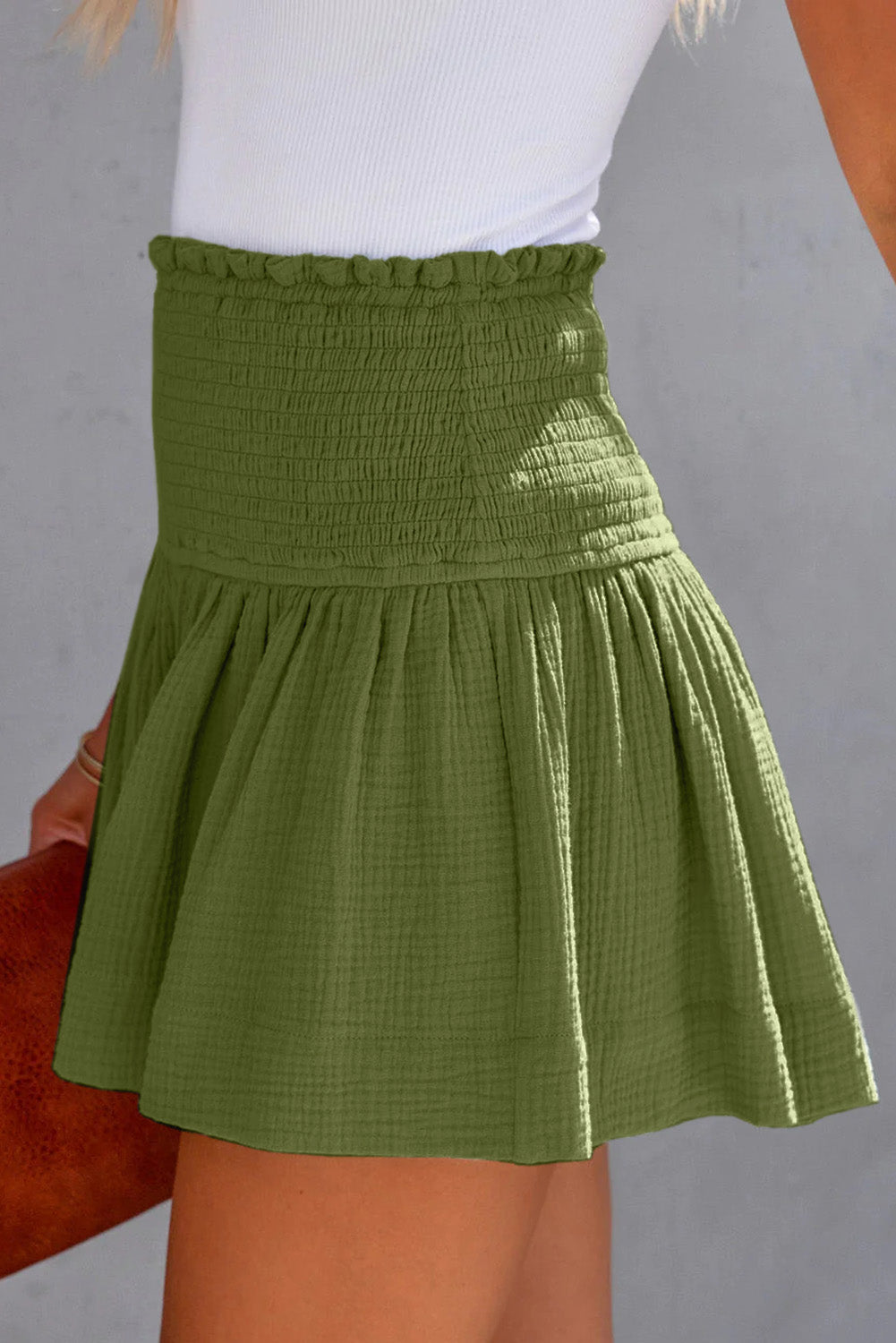 Smocked Waistband Shorts - Enfance-Heureuse