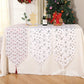 Christmas Snowflake Leaves Table Runner Table Decoration Decorations - Enfance-Heureuse