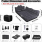 Car Air Mattress, Inflatable SUV Truck Air Mattress Back Seat Camping Bed Thickened Car Sleeping Pad For Travel, Car Bed SUV Mattress With 2 Pillows - Enfance-Heureuse