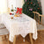 Christmas Snowflake Leaves Table Runner Table Decoration Decorations - Enfance-Heureuse
