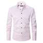 Men's Stretch Shirt Long Sleeve Non-ironing Slim Fit - Enfance-Heureuse