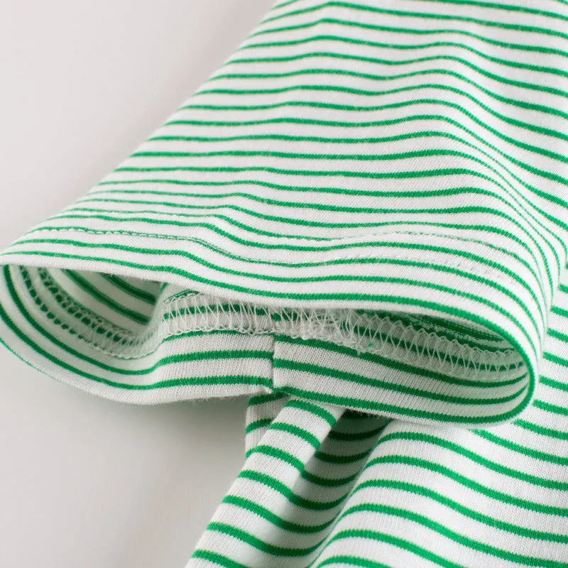 Striped Baby Clothes Bottoming Shirt - Enfance-Heureuse