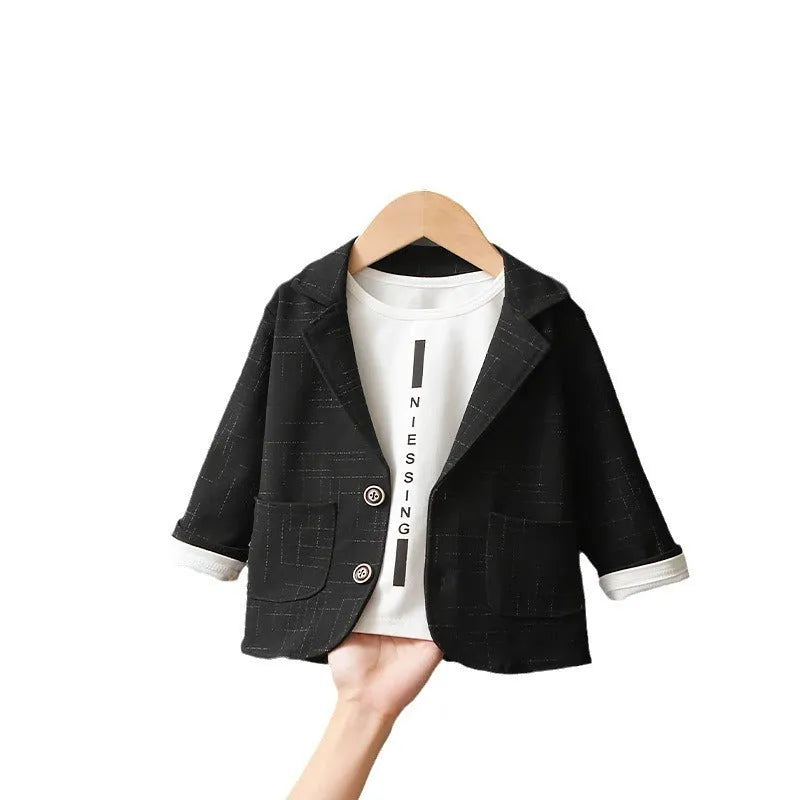 Traje de niño de dos piezas, ropa para niños, primavera y otoño.