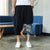 Sinicism Shop Mens Cotton Linen Harem Pants Male Casual Red Bottom Calf-Length Pants Man Summer Harajuku Baggy Loose Pants - Enfance-Heureuse